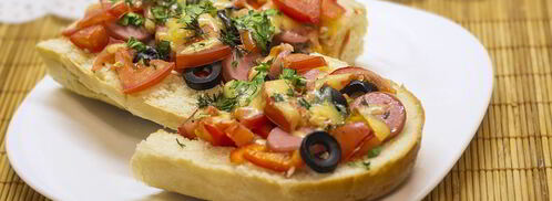 пицца в батоне. Шаг 9