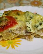 Заливная пицца-пирог с лавашом