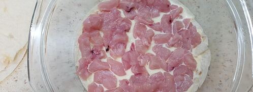 заливная пицца-пирог с лавашом. Шаг 7