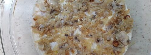 заливная пицца-пирог с лавашом. Шаг 8