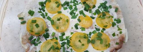 заливная пицца-пирог с лавашом. Шаг 9