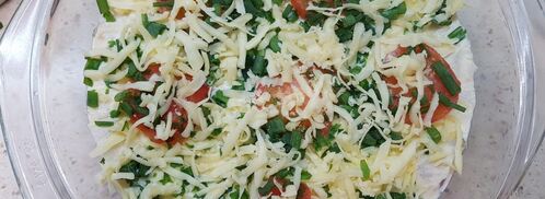 заливная пицца-пирог с лавашом. Шаг 10