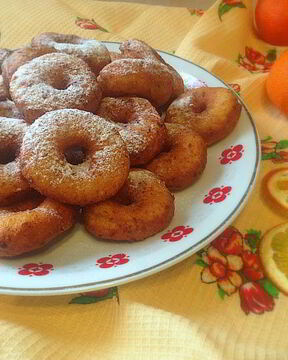 Апельсиновые пончики
