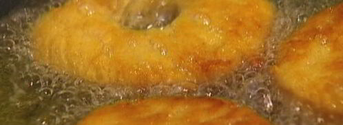 картофельные пончики в сахарной пудре. Шаг 8