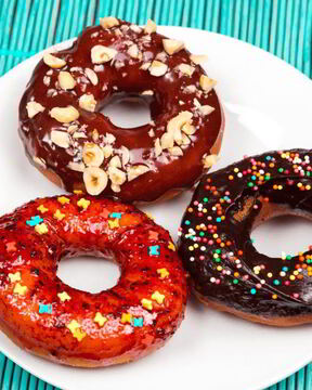 Пончики с глазурью