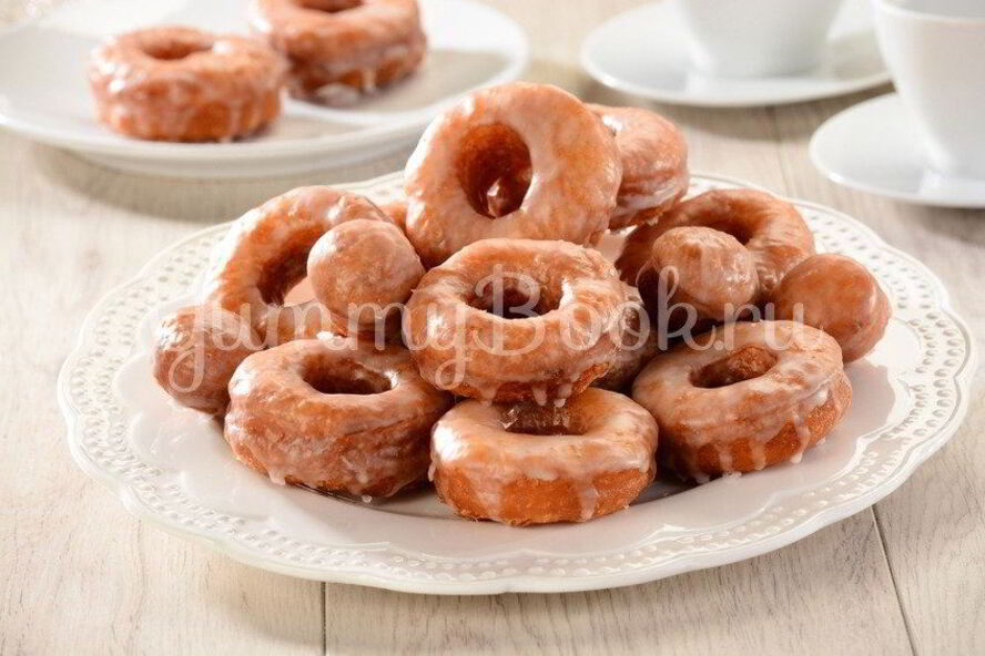 Рецепт пончиков сахарных с глазурью
