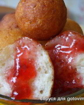 Творожные пончики