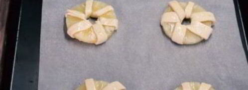 простые слойки с ананасами. Шаг 3