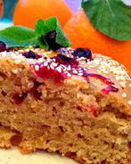 Постная коврижка с апельсиновым соком