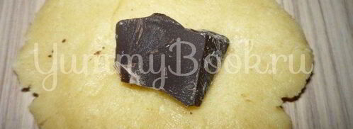 пряники с шоколадной начинкой на пару из мультиварки. Шаг 7