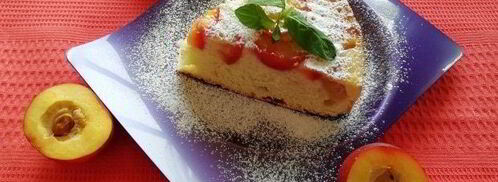 классическая шарлотка с яблоками и нектаринами. Шаг 10