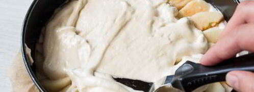 классическая яблочная шарлотка. Шаг 12