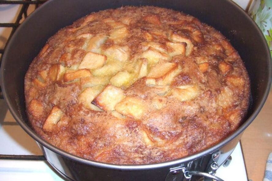 Рецепт очень вкусной шарлотки