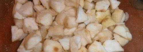 ореховая шарлотка на сгущенке. Шаг 7