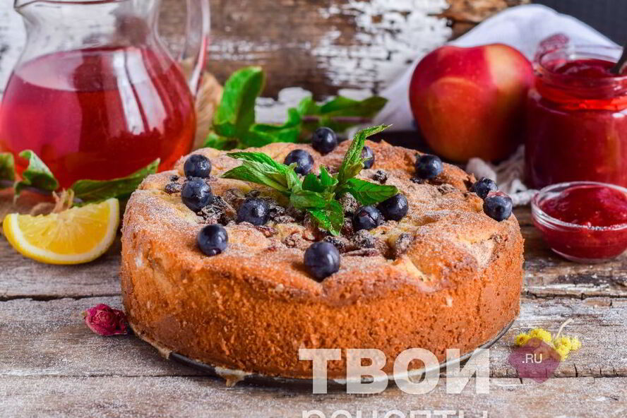 Рецепт шарлотки на кефире