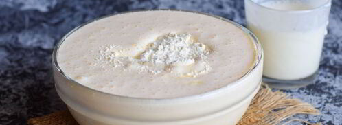 шарлотка на кефире. Шаг 5