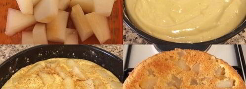 шарлотка с дыней. Шаг 3