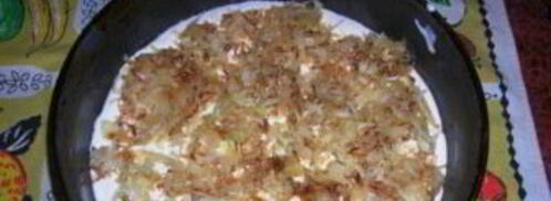 шарлотка с капустой на кефире. Шаг 10