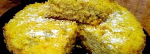 шарлотка с яблоками в мультиварке с манкой. Шаг 14