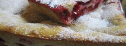 шарлотка сметанная слава сливам. Шаг 6