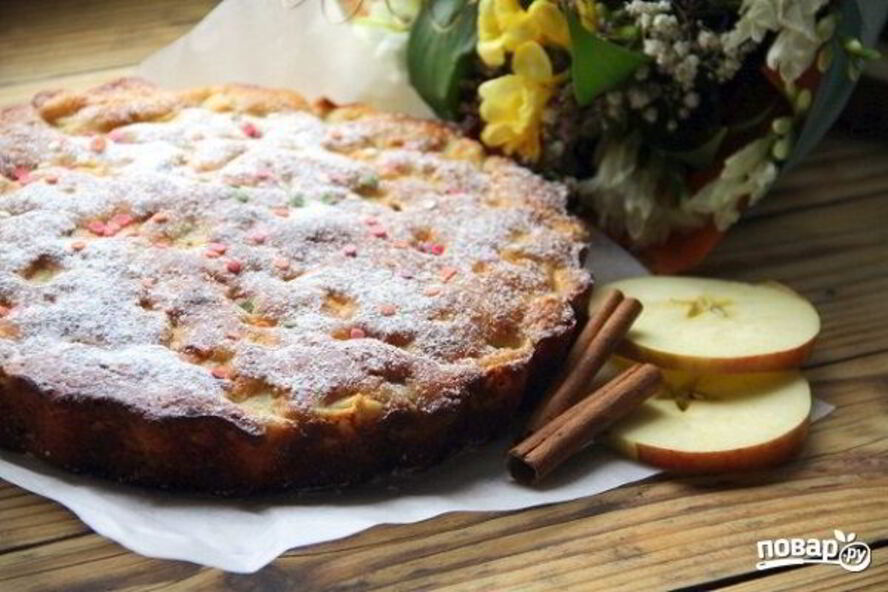 Рецепт шарлотки творожной