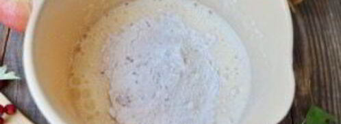 шоколадная шарлотка с яблоками. Шаг 6