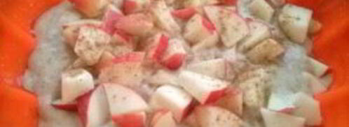 вегетарианская шарлотка без яиц. Шаг 8