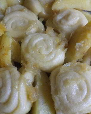 Немецкий штрудель с картошечкой и луком