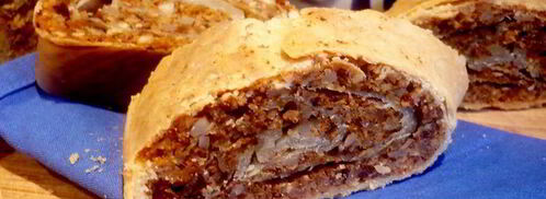 ореховый штрудель с миндальным соусом. Шаг 9