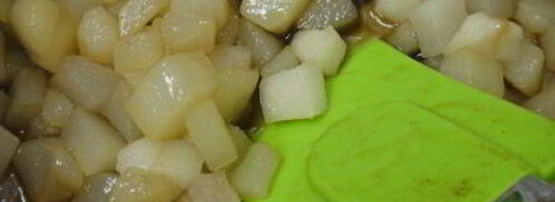 штрудель грушевый с творогом из слоёного теста. Шаг 6