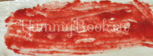 штрудель с фруктами и сухофруктами. Шаг 4