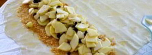 штрудель с яблоком. Шаг 9