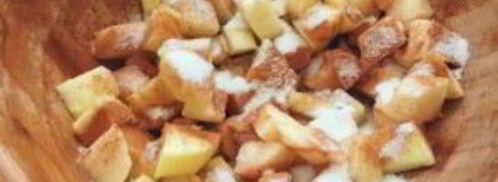 штрудель яблочный из готового слоеного теста. Шаг 3