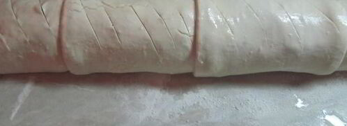 штрудель яблочный с изюмом и малиной. Шаг 7