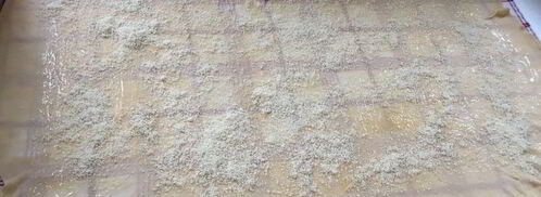 яблочно-сливовый штрудель с ванильным соусом. Шаг 7