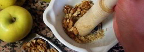 яблочный штрудель с грецкими орехами. Шаг 8