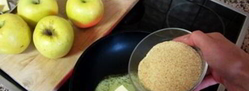 яблочный штрудель с грецкими орехами. Шаг 9