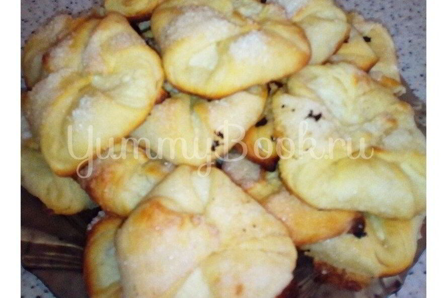 Рецепт слоена-дрожжевых конвертики