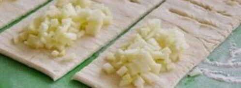 слойки из готового слоеного теста. Шаг 6