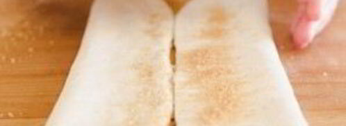 слойки из слоеного теста с сахаром. Шаг 5