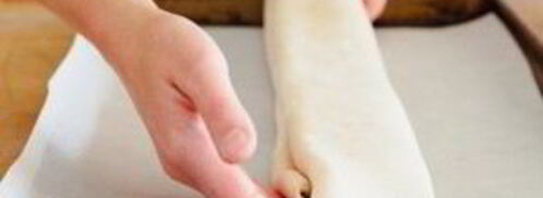 слойки из слоеного теста с сахаром. Шаг 7