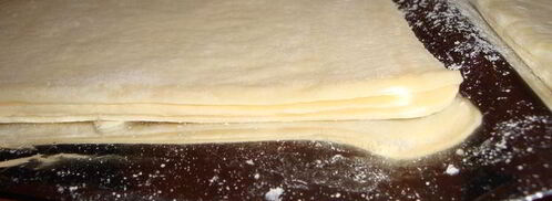 слойки по-киевски с творогом. Шаг 3