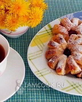 Слойки с ананасами