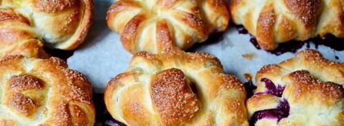 слойки с черникой. Шаг 9