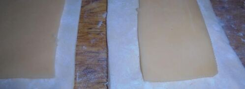 слойки с сыром и морской капустой. Шаг 3