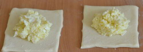 слойки с сыром. Шаг 7