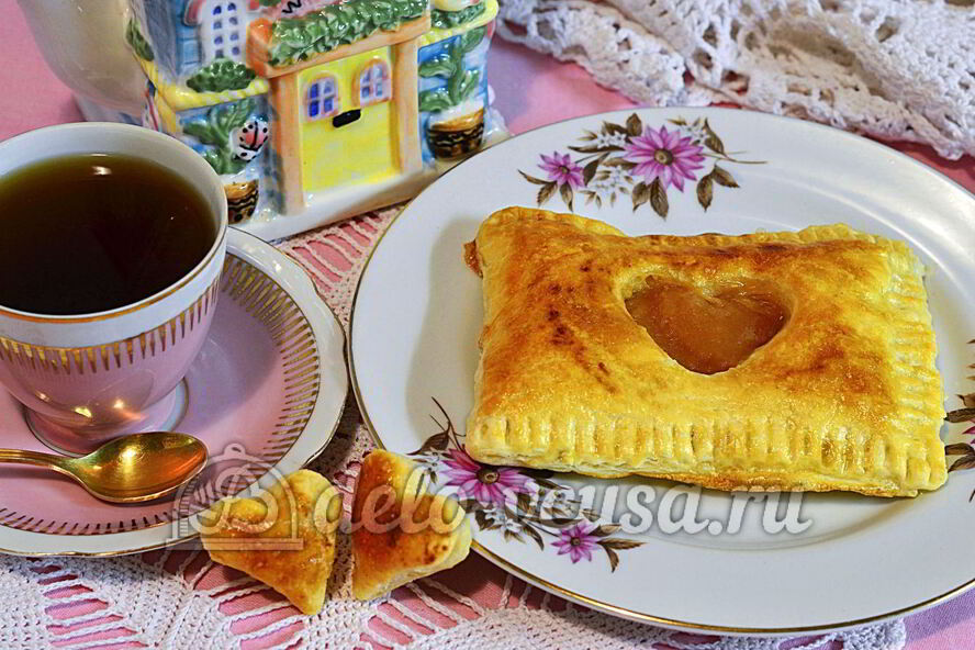 Рецепт слоек с яблочным пюре