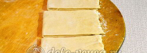 слойки с яблочным пюре. Шаг 4