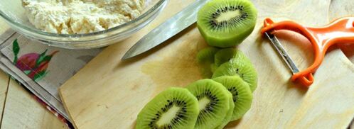 оригинальные сырники с киви. Шаг 4