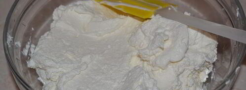 сырник с персиками. Шаг 4